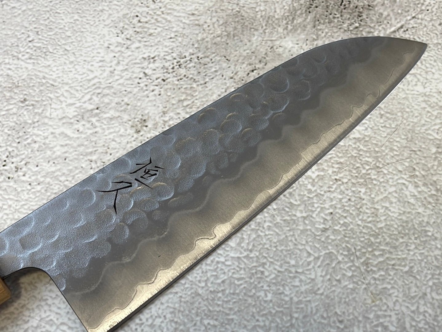 Tsunehisa Shiro White Steel & Stainless Clad Santoku Knife 180mm Made in Japan 🇯🇵