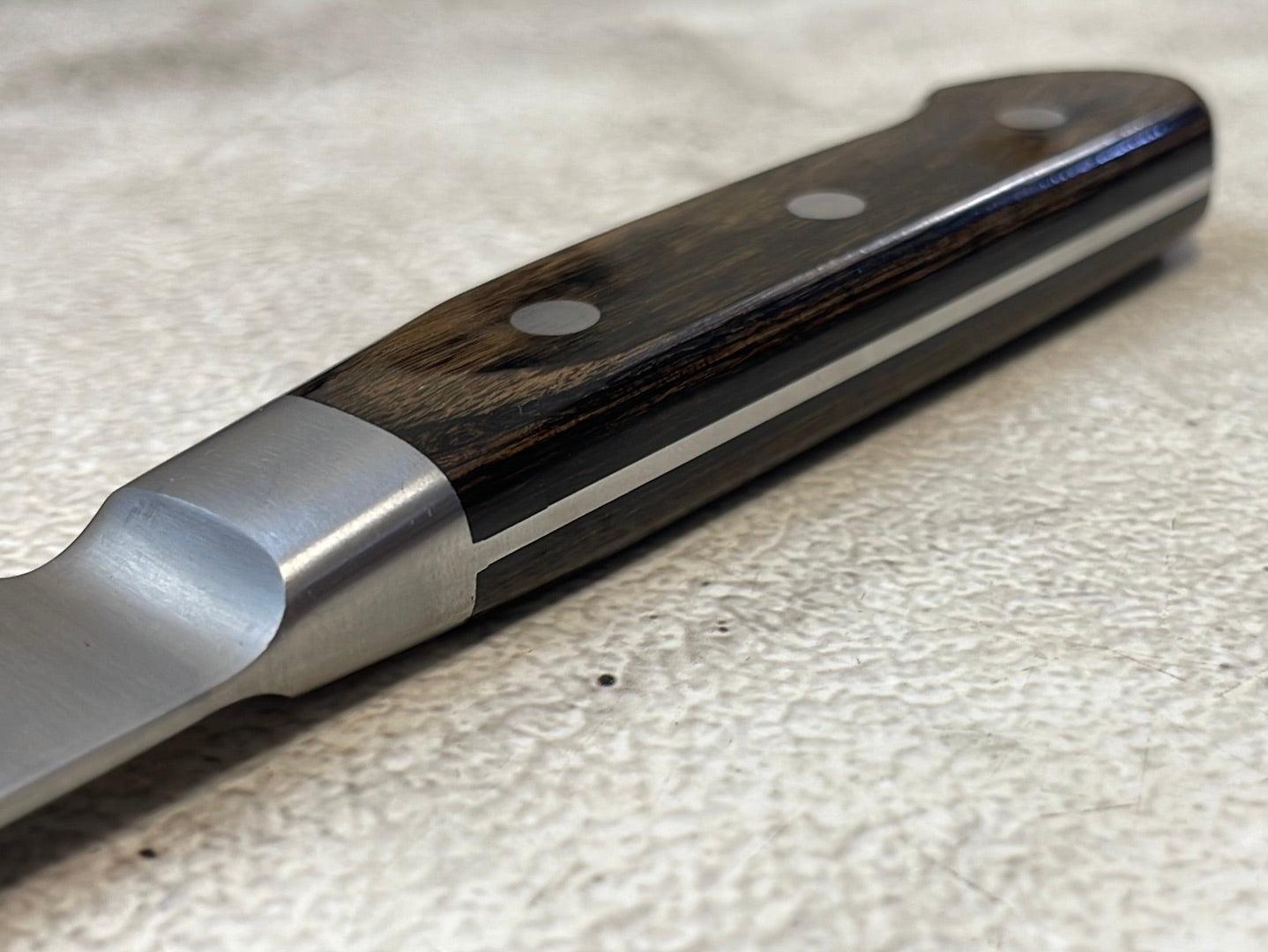 Tsunehisa G3 Nashiji Brown Gyuto 240mm - Made in Japan 🇯🇵 With Bolster