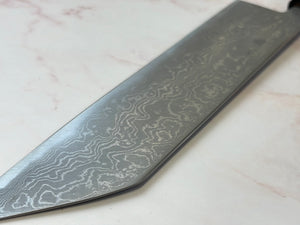 Yoshimune Kiritsuke 210 mm (8.3 in) Aogami (Blue) #2 Damascus (33 layers) Double-Bevel