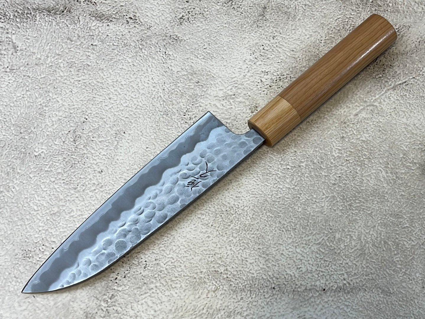Tsunehisa Shiro White Steel & Stainless Clad Santoku Knife 180mm Made in Japan 🇯🇵