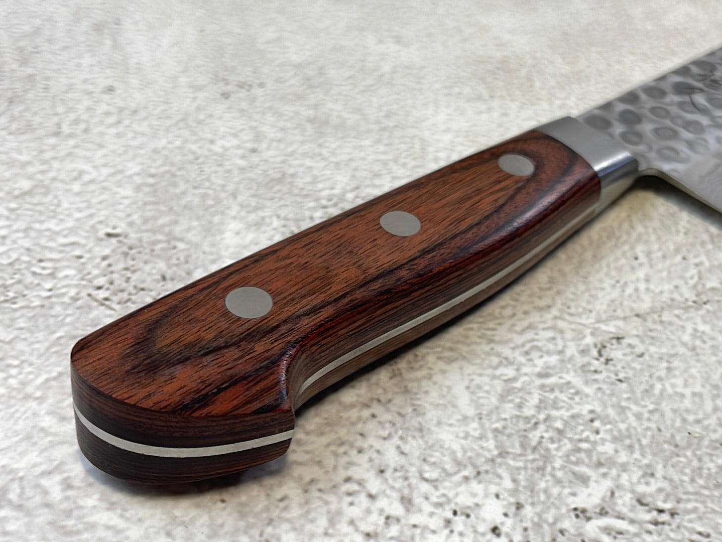 Tsunehisa VG10 Brown Pakka Gyuto Knife 180mm - Made in Japan 🇯🇵