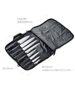 Tojiro Soft Knife Bag 8 Pockets