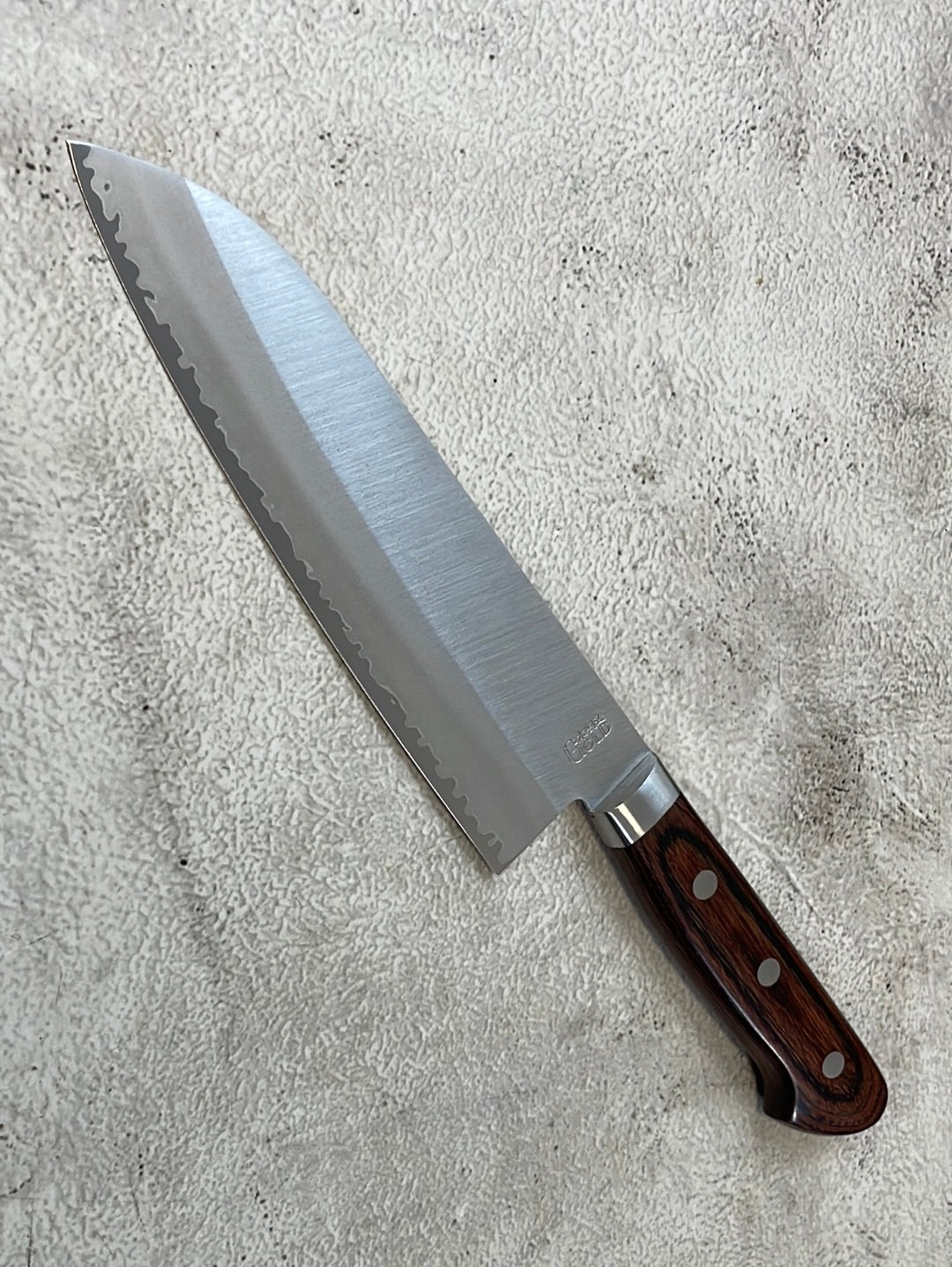 Tsunehisa VG1 Santoku Knife 165mm  Brown Pakkawood Handle - Made in Japan 🇯🇵