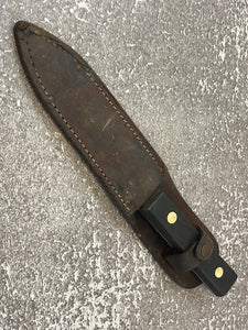 Vintage Foster Bros Boning Knife 14cm & leather sheath Carbon Steel Made in USA 🇺🇸 1191
