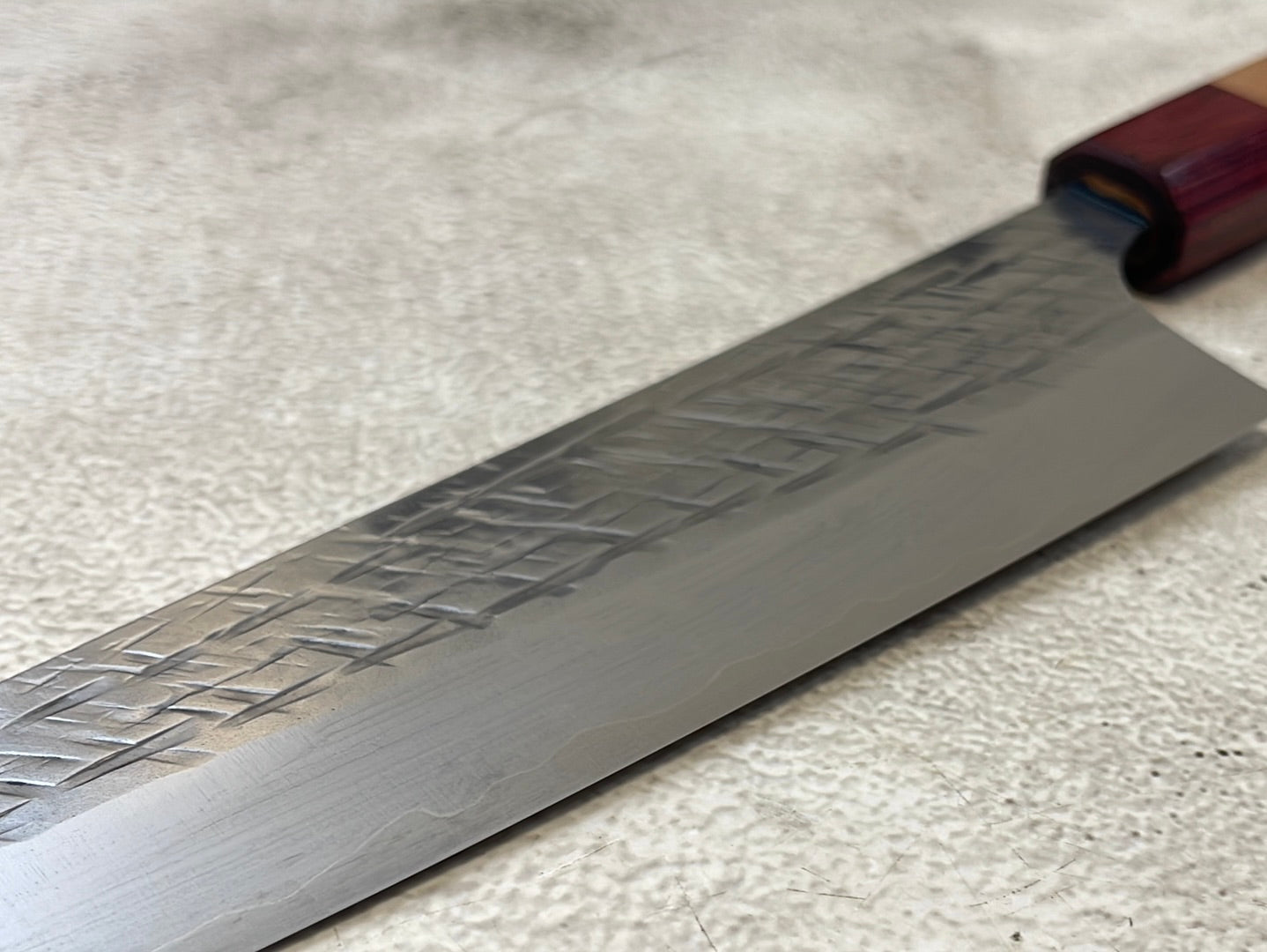 Yu Kurosaki Raijin Gyuto 210mm with Red Cherry Octagonal Handle