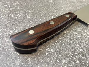 Iseya Molybdenum Gyuto Japanese Knife 180mm Red Pakka Wood Handle