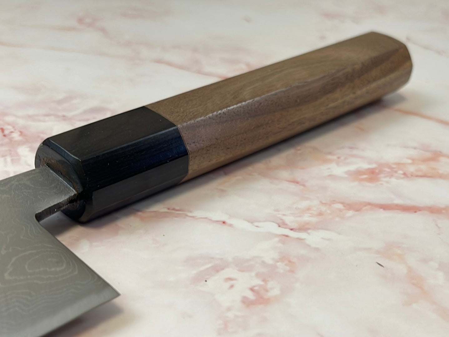 Yoshimune Kiritsuke 210 mm (8.3 in) Aogami (Blue) #2 Damascus (33 layers) Double-Bevel