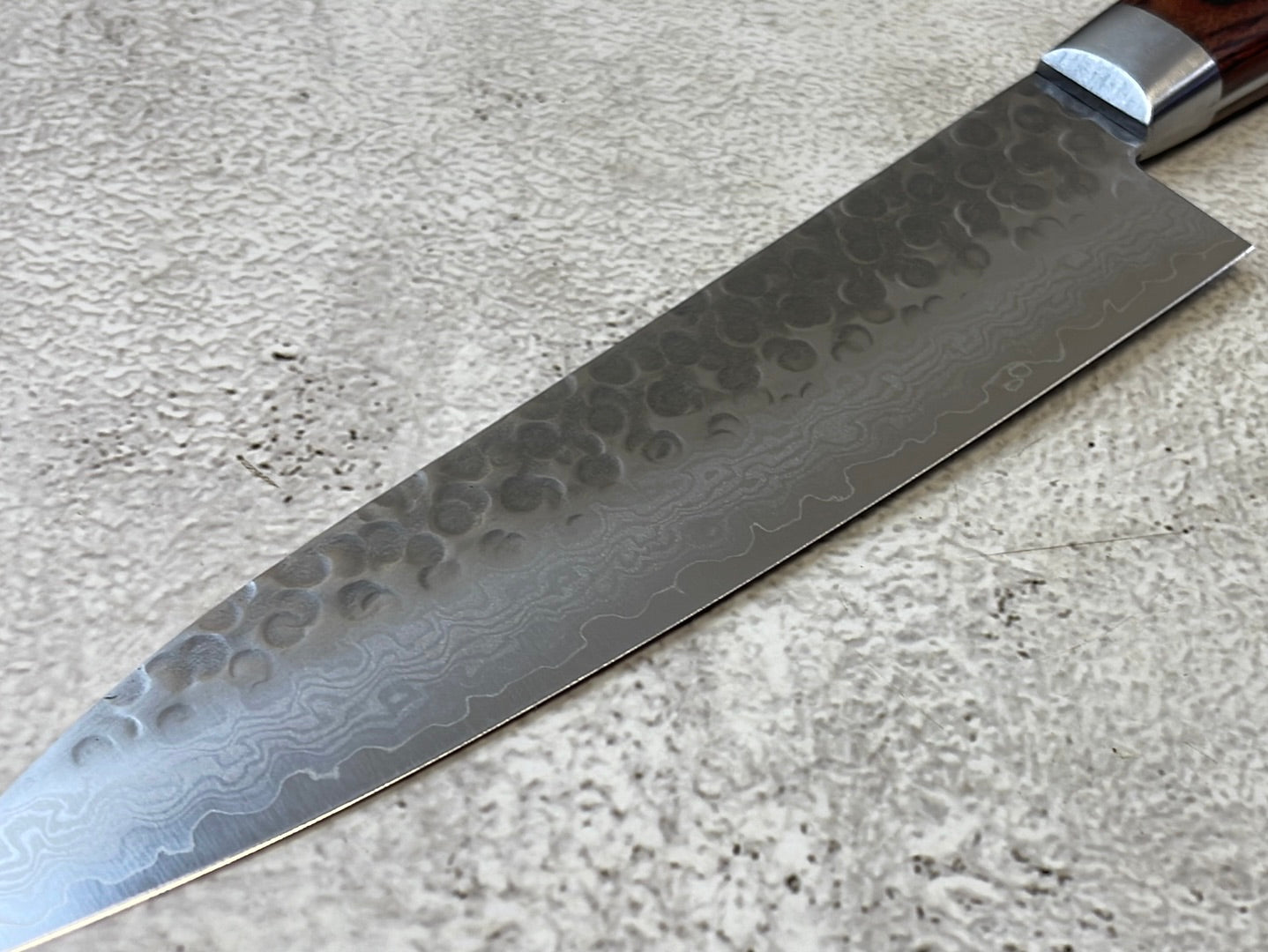 Tsunehisa VG10 Brown Pakka Gyuto Knife 180mm - Made in Japan 🇯🇵