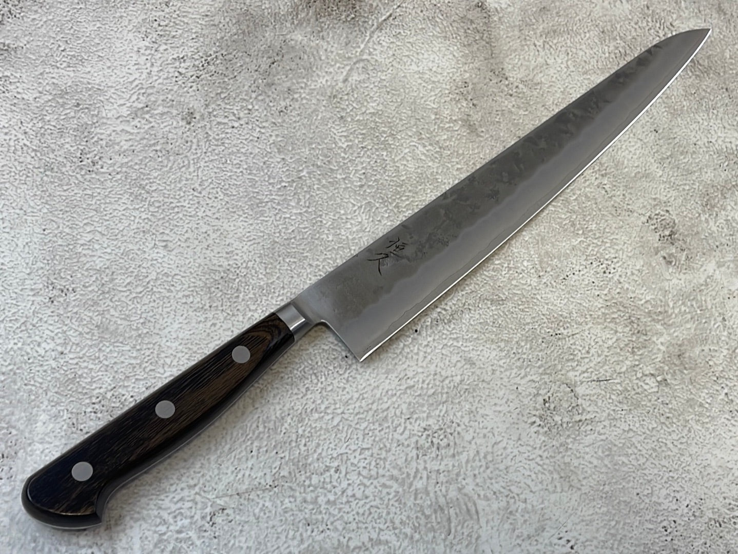 Tsunehisa G3 Nashiji Brown Sujihiji 270mm - Made in Japan 🇯🇵 With Bolster