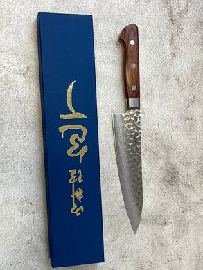 Tsunehisa VG10 Brown Pakka Gyuto Knife 180mm - Made in Japan 🇯🇵