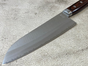 Tsunehisa VG1 Santoku Knife 165mm  Brown Pakkawood Handle - Made in Japan 🇯🇵