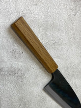 Load image into Gallery viewer, Tsukasa Shiro Kuro 135mm Deba - Shirogami Steel - Oak Octagnon Handle