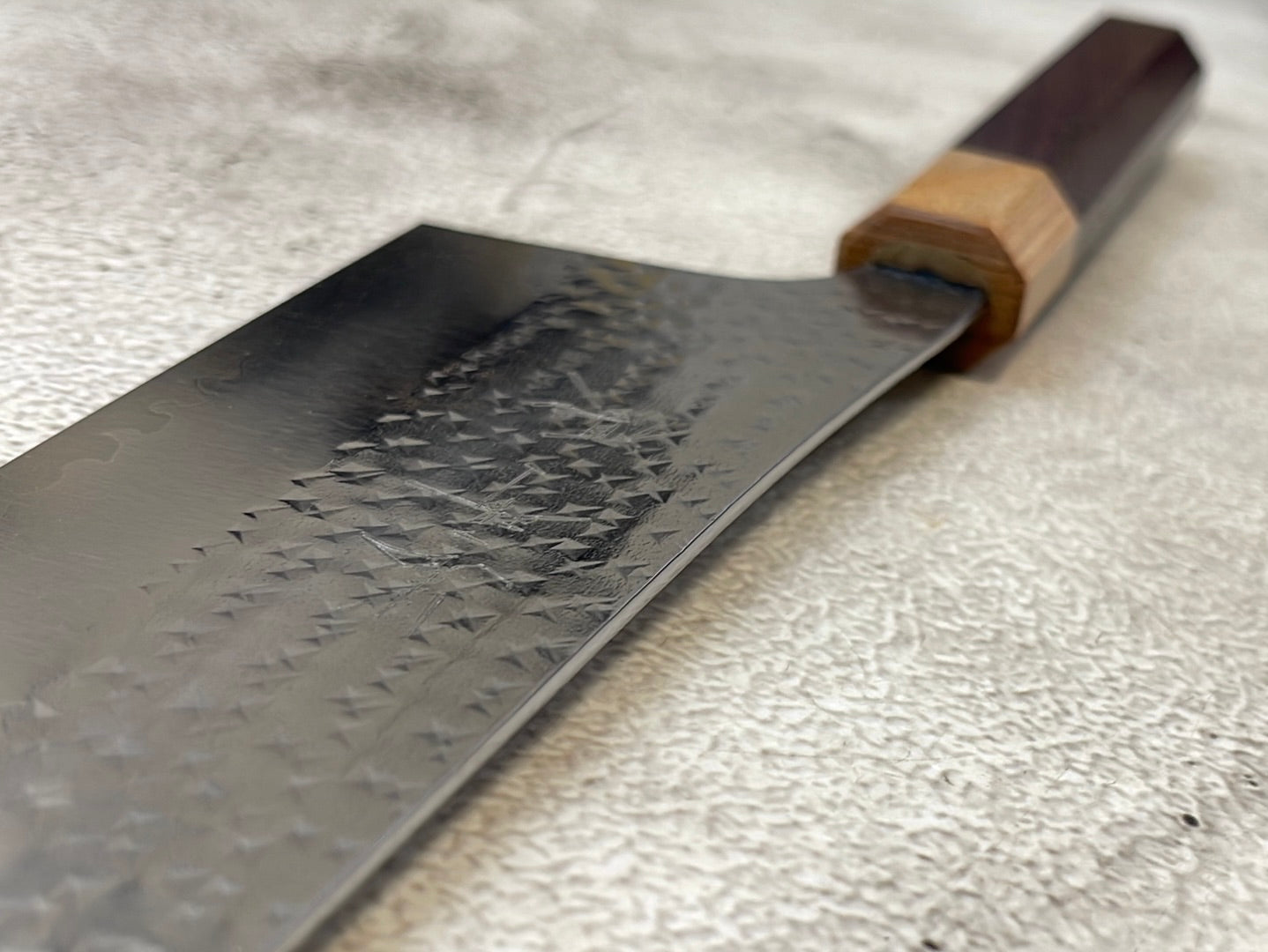Yu Kurosaki R2 SG2 Hammered SENKO-EI Gyuto 270mm - Brown-Ring Octagonal Handle