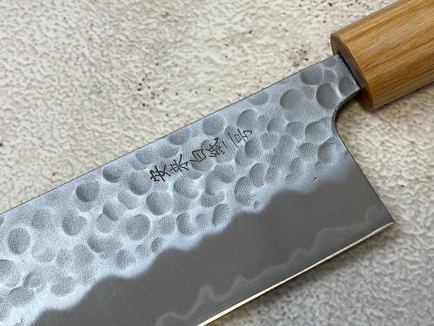 Tsunehisa Shiro White Steel & Stainless Clad Nakiri Knife 165mm l- Made in Japan 🇯🇵