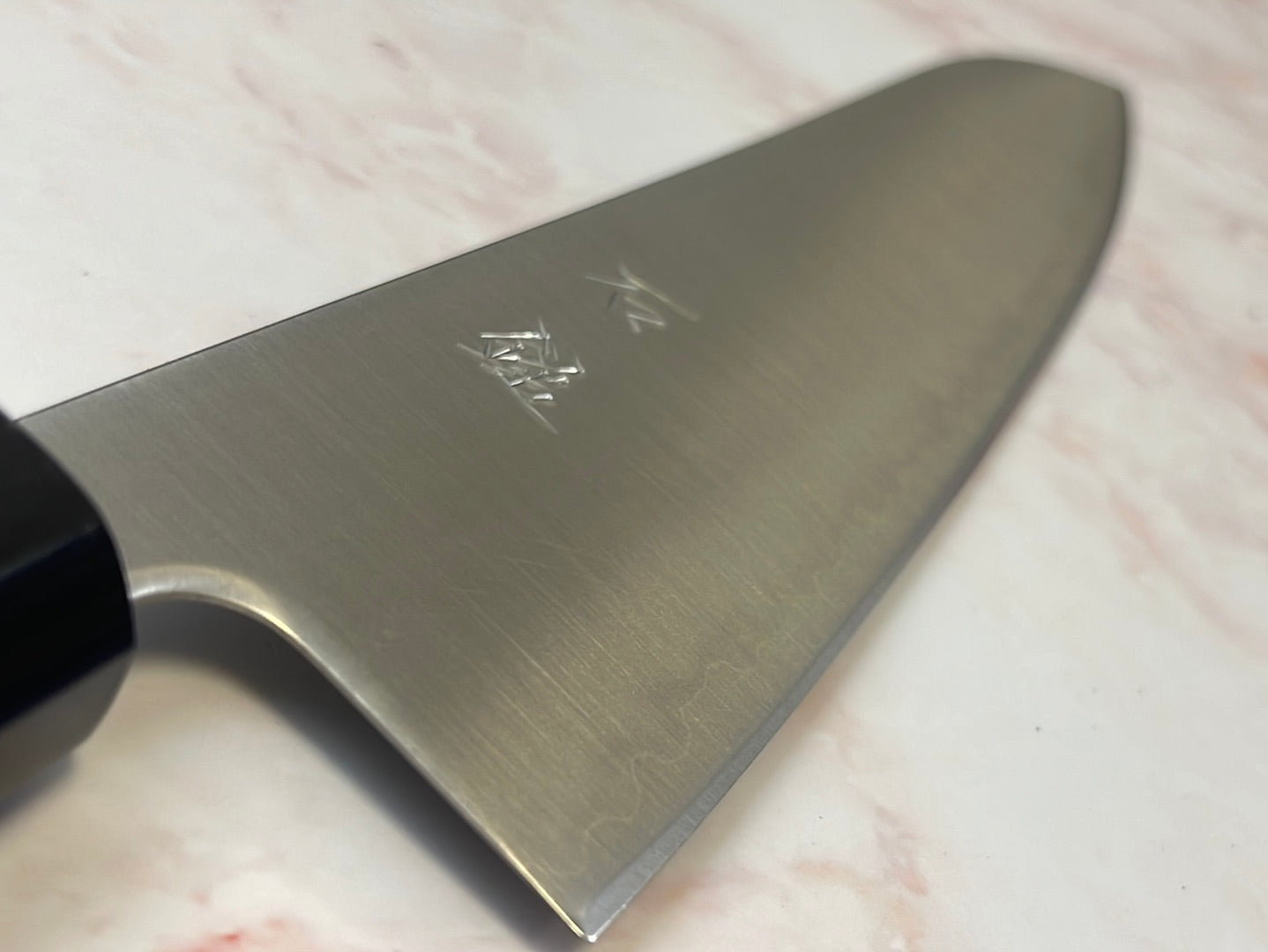 Yoshimune Gyuto Polished Stainless Clad 210 mm ) Aogami Super Double-Bevel Walnut Octagonal Handle