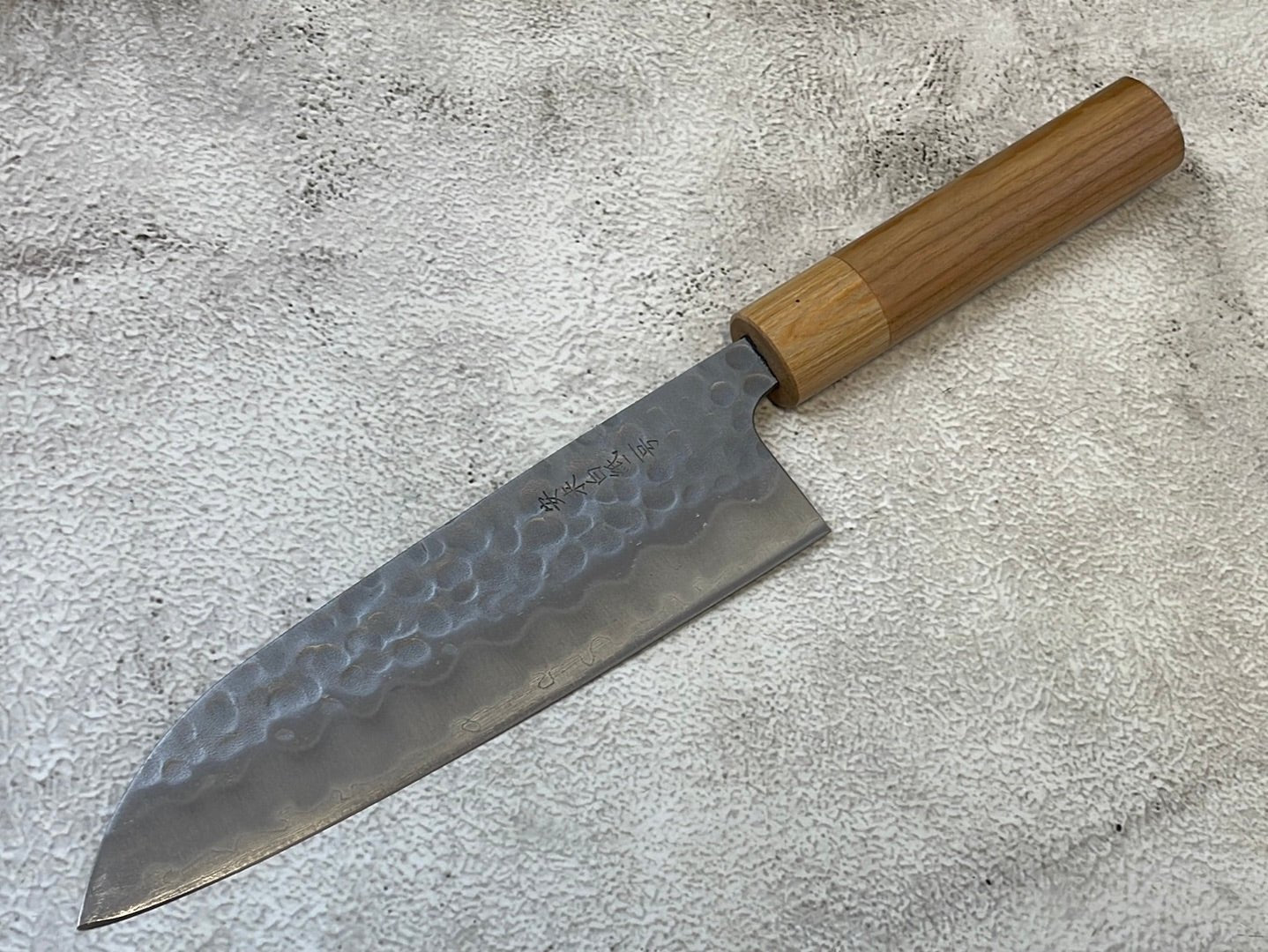 Tsunehisa Shiro White Steel & Stainless Clad Santoku Knife 180mm Made in Japan 🇯🇵
