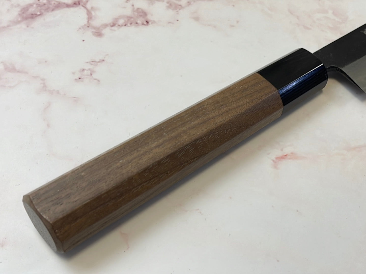 Yoshimune Yanagiba Kurouchi 210 mm (8.3 in) Aogami (Blue) #2 Double-Bevel