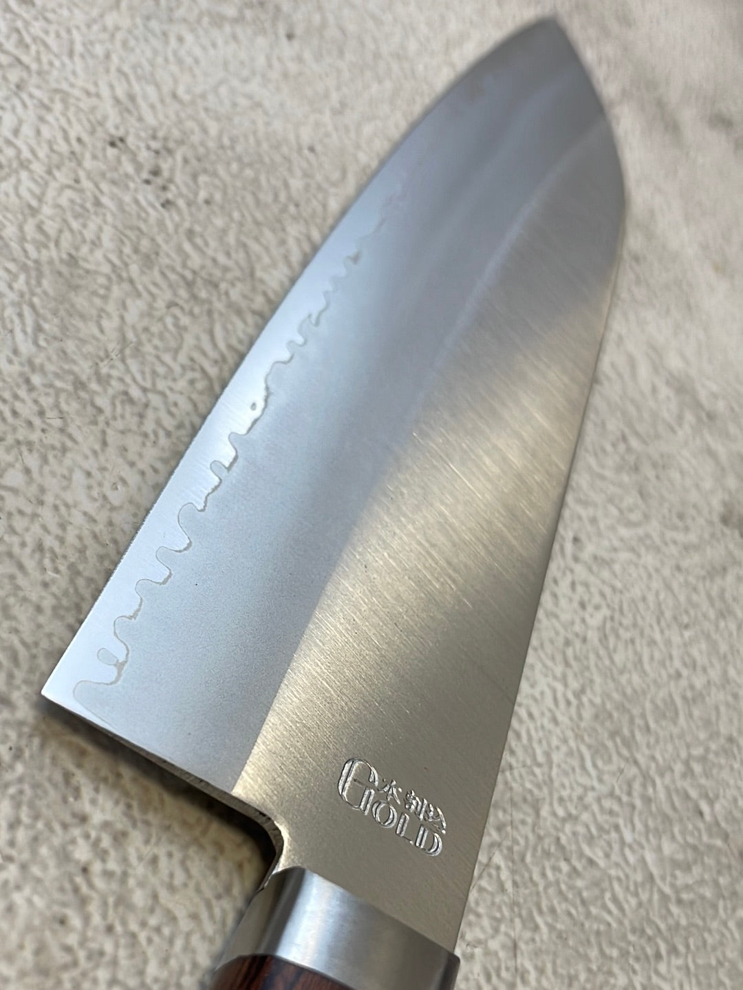 Tsunehisa VG1 Santoku Knife 165mm  Brown Pakkawood Handle - Made in Japan 🇯🇵