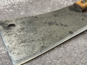 Vintage Briddell Cleaver Knife 20cm Carbon Steel Made in USA 🇺🇸 1188