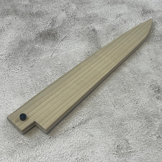 Magnolia Saya Sheath for Sujihiki 210mm with Plywood Pin