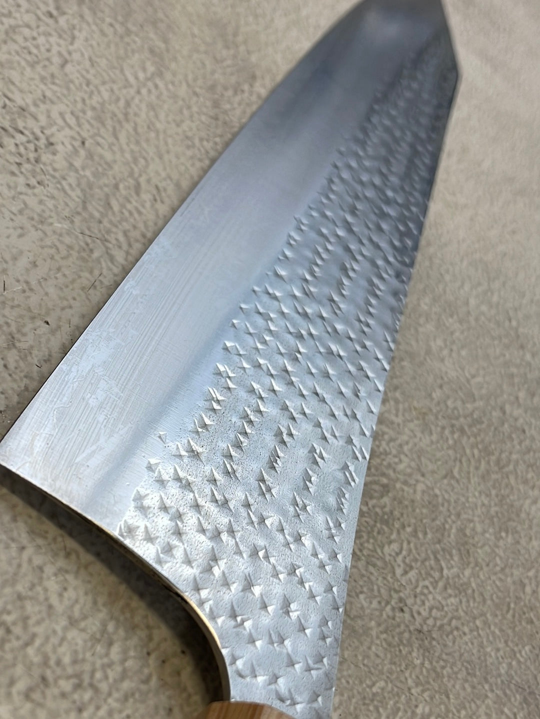 Yu Kurosaki R2 SG2 Hammered SENKO-EI Gyuto 270mm - Brown-Ring Octagonal Handle