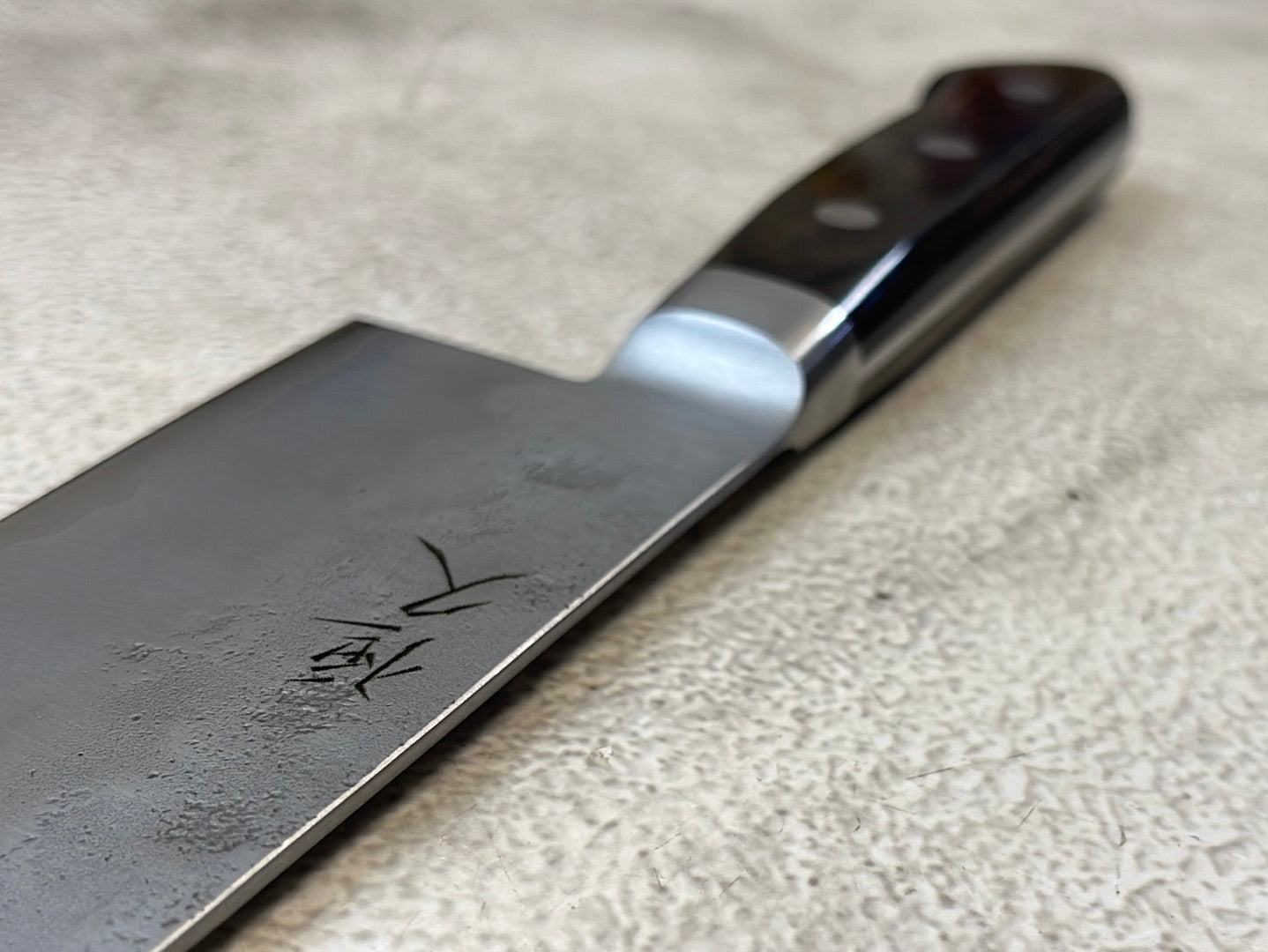 Tsunehisa G3 Nashiji Brown Gyuto 210mm - Made in Japan 🇯🇵 With Bolster