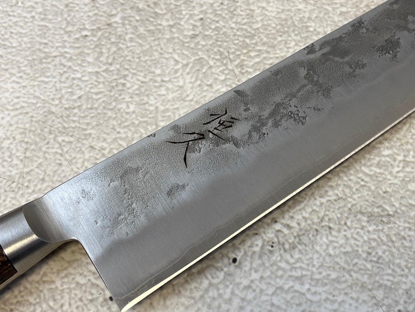 Tsunehisa G3 Nashiji Brown Sujihiji 270mm - Made in Japan 🇯🇵 With Bolster