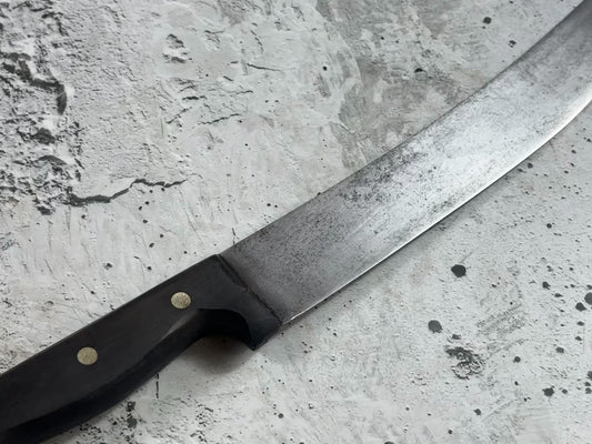 Vintage Gustav Emil Ern Butcher  Knife 250mm Made in Germany 🇩🇪 Cabon steel 2002