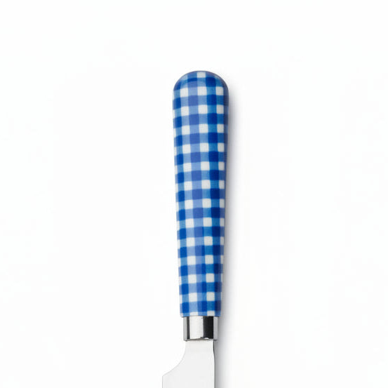 Spaghetti Spoon Blue Gingham | Sabre Paris