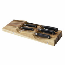 Load image into Gallery viewer, MESSERMEISTER Acacia In-Drawer Knife Holder