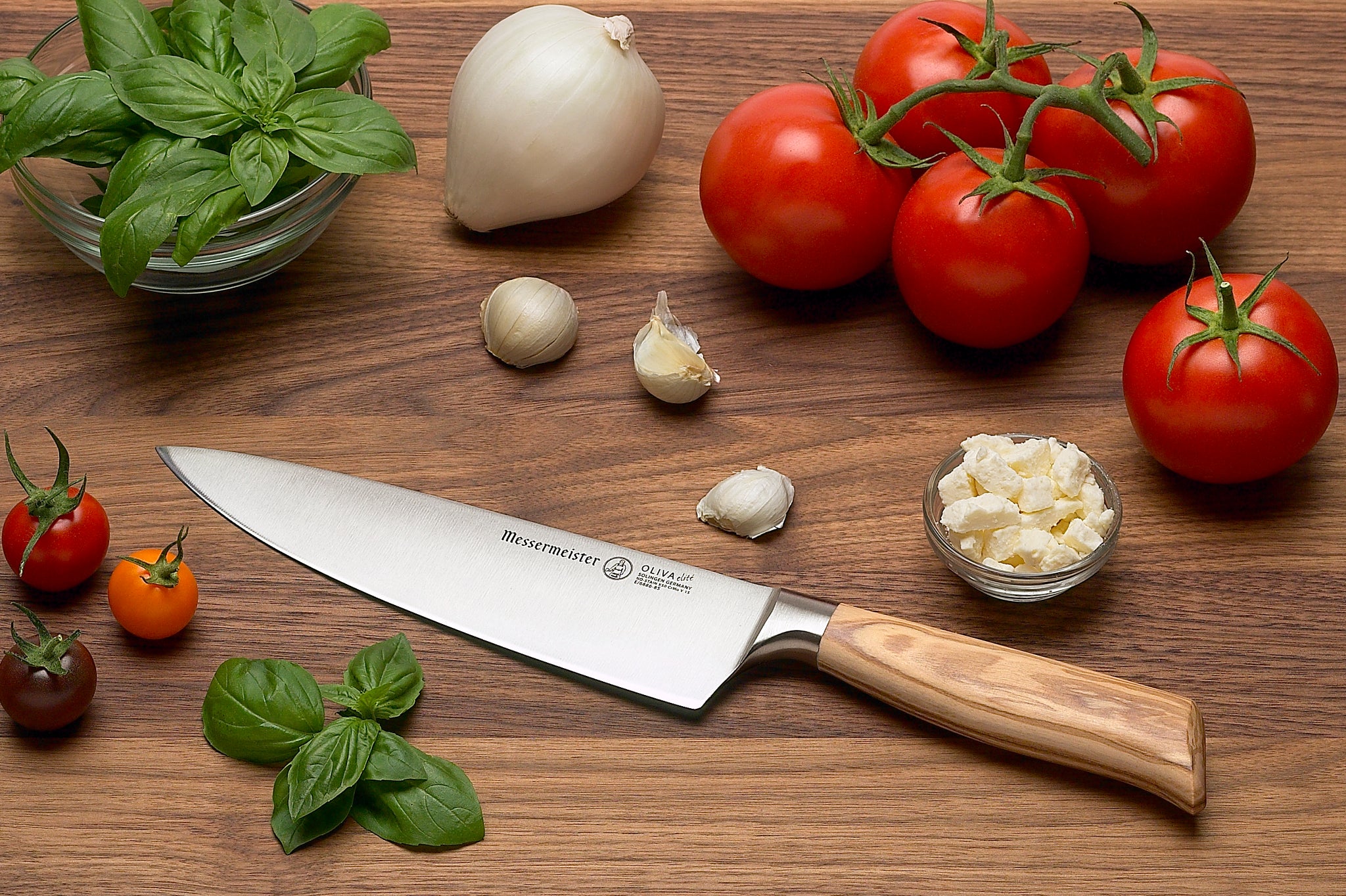 Messermeister Oliva Elite Forged 8 Stealth Chef's Knife