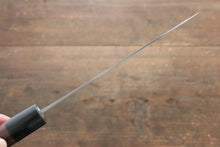 Load image into Gallery viewer, Kanetsune Blue Steel No. 2 Damascus santoku Japanese Knife 165mm Shitan Handle