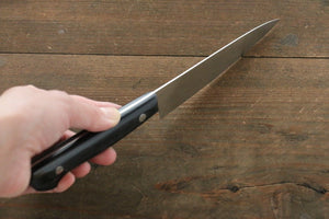 Iseya Molybdenum Petty-Utility Japanese Knife 120mm Black Pakka Wood Handle