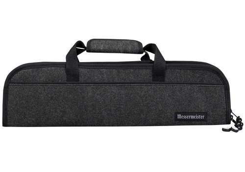 Messermeister Knife Roll Charcoal 5 Pocket Felt