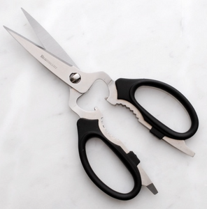 MESSERMEISTER Black Take-Apart Kitchen Scissors 8 Inch (20.3cm)