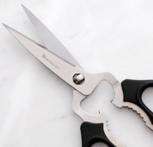 Load image into Gallery viewer, MESSERMEISTER Black Take-Apart Kitchen Scissors 8 Inch (20.3cm)
