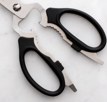 Load image into Gallery viewer, MESSERMEISTER Black Take-Apart Kitchen Scissors 8 Inch (20.3cm)