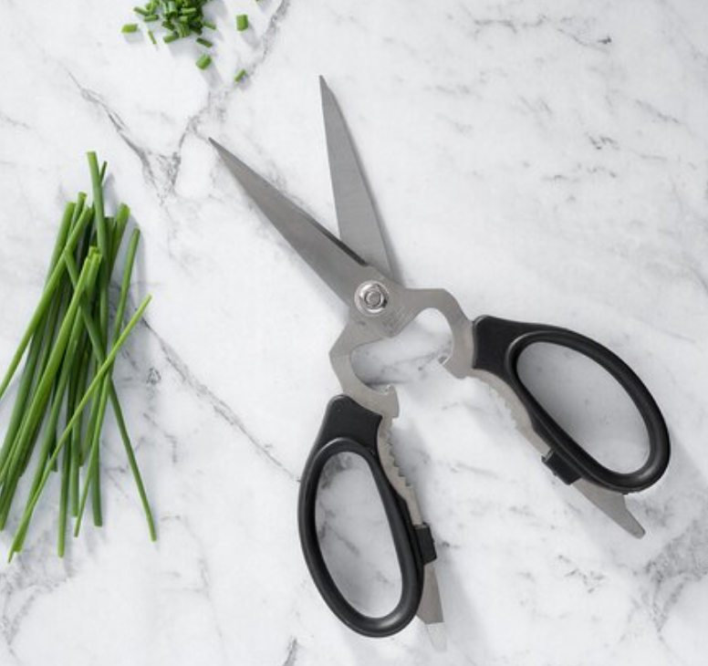 MESSERMEISTER Black Take-Apart Kitchen Scissors 8 Inch (20.3cm)