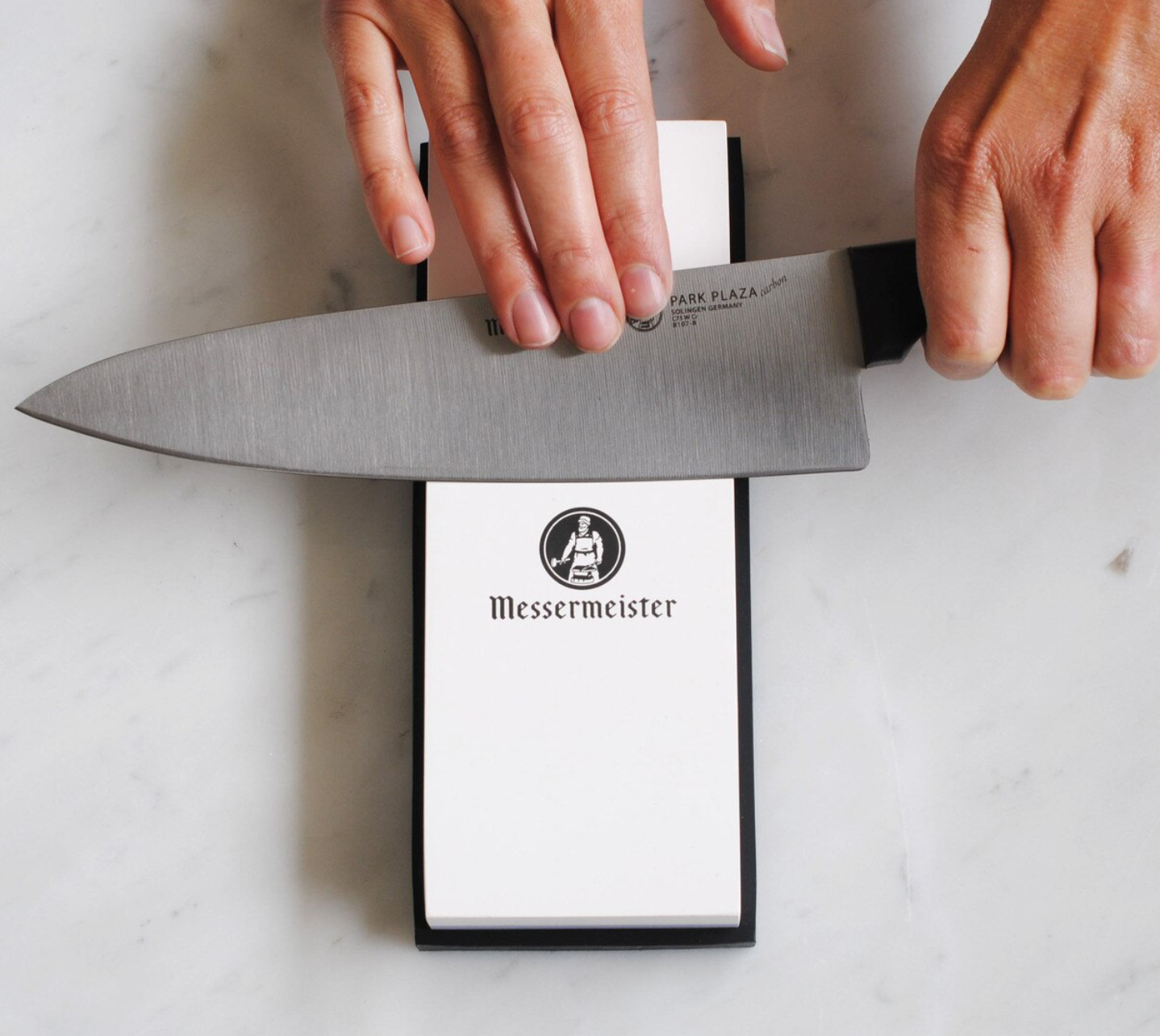 MESSERMEISTER Two Sided Water Stone 1000/3000 Grit | Knife Sharpening Stone