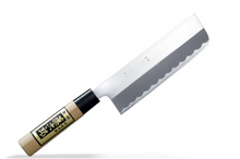 Load image into Gallery viewer, Tojiro Double-Edged Shirogami Nakiri Knife 16.5cm (Grinding Finished)