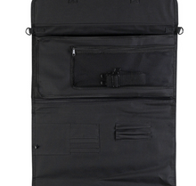 Load image into Gallery viewer, Messermeister Knife Roll Black Padded 17 Pocket with Outer Pocket