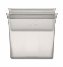 Load image into Gallery viewer, Zip Top Bag Set Grey (Set of 2)