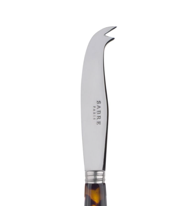 Sabre Tortoise Cheese Knife - Faux Tortoise