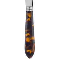 Load image into Gallery viewer, Sabre Tortoise Cheese Knife - Faux Tortoise