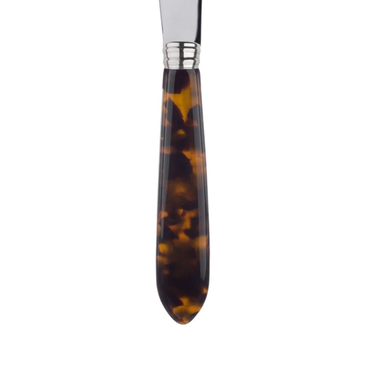 Sabre Tortoise Butter Knife - Faux Tortoise