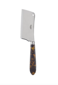 Sabre Tortoise Cheese Cleaver Knife - Faux Tortoise