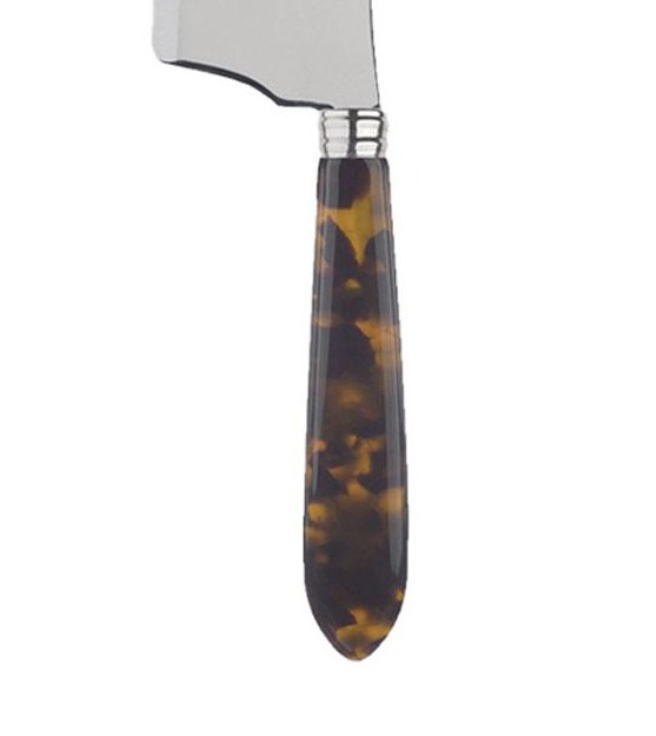 Sabre Tortoise Cheese Cleaver Knife - Faux Tortoise