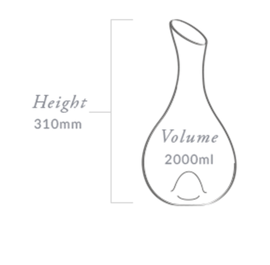 Plumm SPRING Crystal Wine Decanter 2000ml