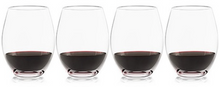 Load image into Gallery viewer, Plumm Outdoors Stemless RED Wine Glass (Four Pack)