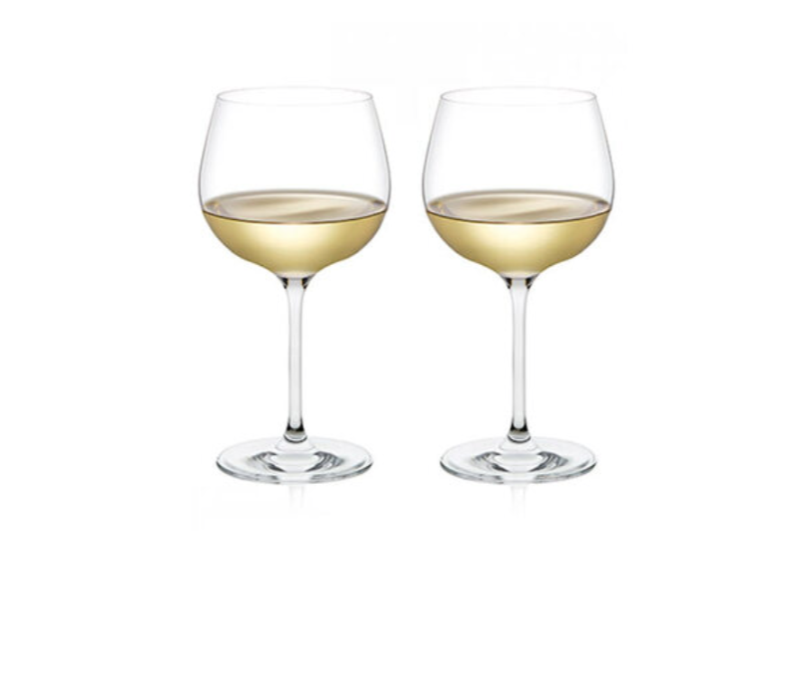 Plumm Vintage Crystal WHITEb Wine Glass (Twin Pack)
